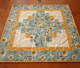 Floral Quilted Table Topper
