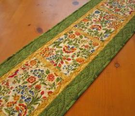 Quilted Table Runner Floral