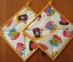 Pot Holders - Tea and Coffee Cups