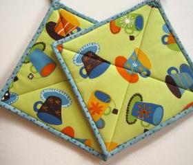 Pot Holders - Coffee and Tea
