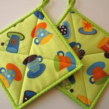 Pot Holders - Coffee or Tea